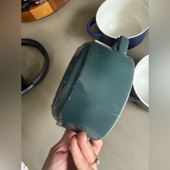 Mikasa Gourmet Basics Ombre Soup Bowls 5.25"x3.25" Small Bowl Crocks Purple Blue - Picture 7 of 13